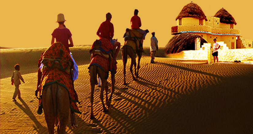 Royal Castle Tours in India with Camel Safari Tours in India